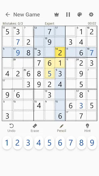 Killer Sudoku - Sudoku Puzzles  [МОД Menu] Screenshot 2