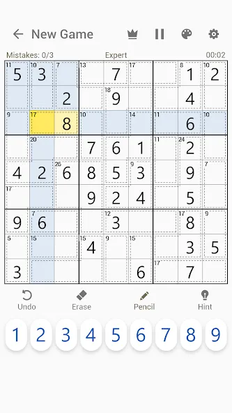 Killer Sudoku - Sudoku Puzzles  [МОД Menu] Screenshot 5