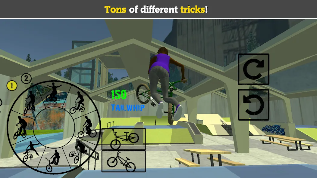 BMX FE3D 2 (БМХ ФЭ3Д 2)  [МОД Много монет] Screenshot 3