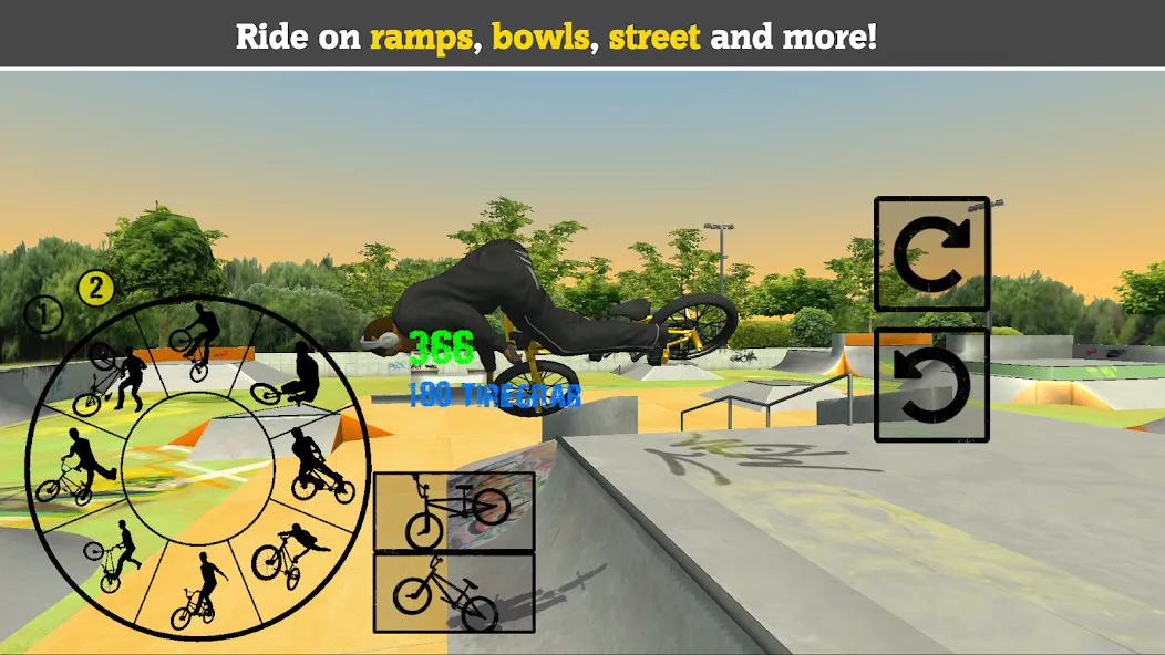 BMX FE3D 2 (БМХ ФЭ3Д 2)  [МОД Много монет] Screenshot 4