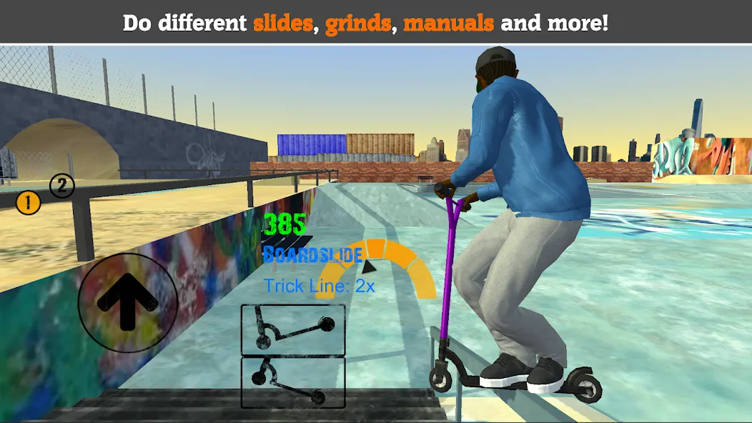 Scooter FE3D 2 (Скутер ФЭ3Д 2)  [МОД Много денег] Screenshot 1