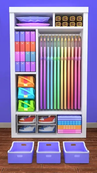 Fill the Closet: Organize Game (Фил зе Клозет)  [МОД Бесконечные деньги] Screenshot 4