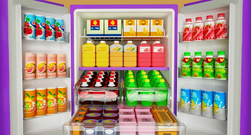 Fill Up Fridge：Organizing Game  [МОД Mega Pack] Screenshot 1