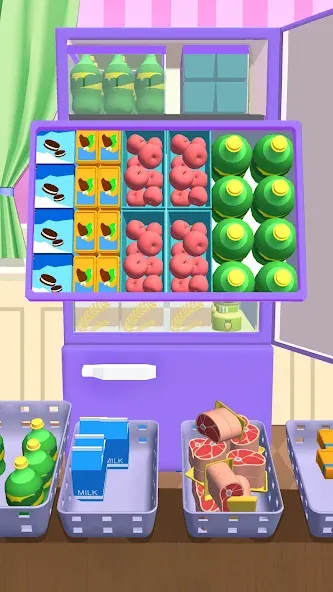 Fill Up Fridge：Organizing Game  [МОД Mega Pack] Screenshot 4