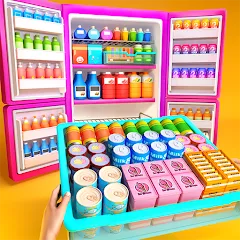 Взлом Fill Up Fridge：Organizing Game  [МОД Mega Pack] - последняя версия apk на Андроид