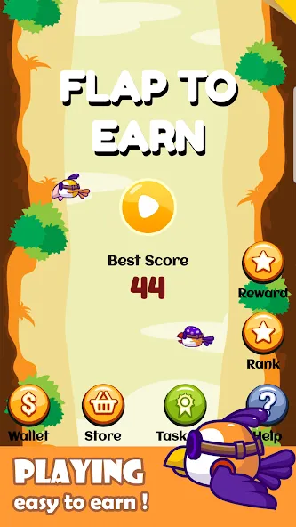 Flap To Earn (Флап Ту Ирн)  [МОД Unlocked] Screenshot 1