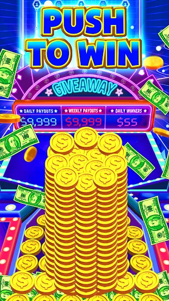 Cash Carnival Coin Pusher Game (Кэш Карнавал Монетный Толкатель Игра)  [МОД Бесконечные монеты] Screenshot 2