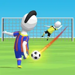 Взлом Stickman Freekick: Soccer game  [МОД Все открыто] - последняя версия apk на Андроид