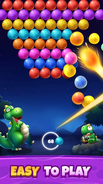 Bubble Shooter Primitive Eggs (Бабл Шутер Примитивные Яйца)  [МОД Меню] Screenshot 4