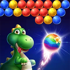 Скачать взломанную Bubble Shooter Primitive Eggs (Бабл Шутер Примитивные Яйца)  [МОД Меню] - полная версия apk на Андроид