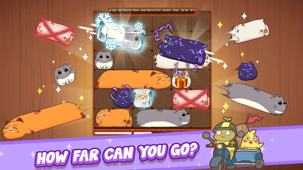 Haru Cats: Cute Sliding Puzzle (Хару Кэтс)  [МОД Unlocked] Screenshot 3