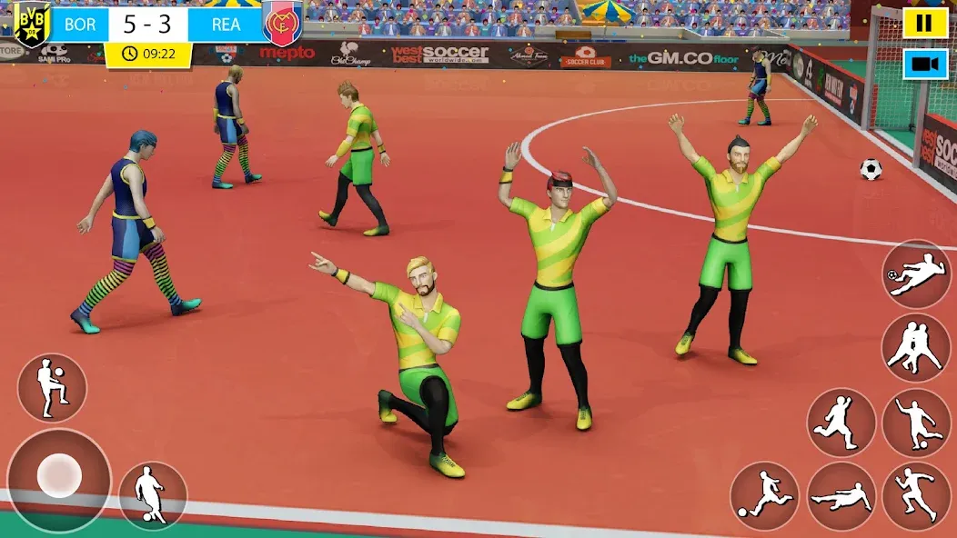 Indoor Futsal: Football Games (Индор Футзал)  [МОД Бесконечные монеты] Screenshot 2