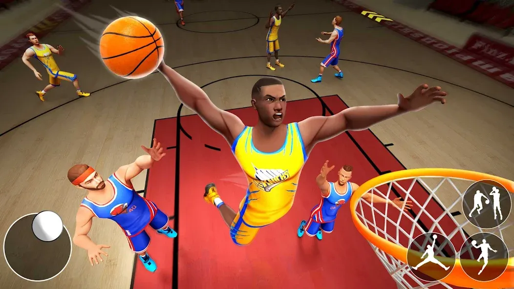 Dunk Smash: Basketball Games (Баскетбольные игры)  [МОД Unlimited Money] Screenshot 1