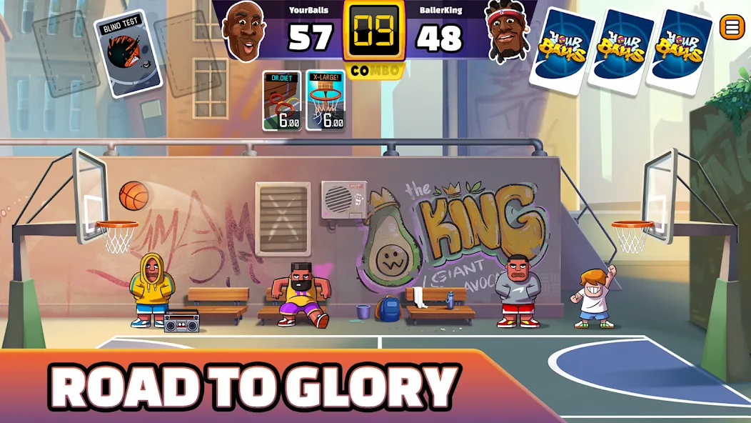 Your Balls: Basketball Game (Йоур Баллс)  [МОД Бесконечные монеты] Screenshot 1