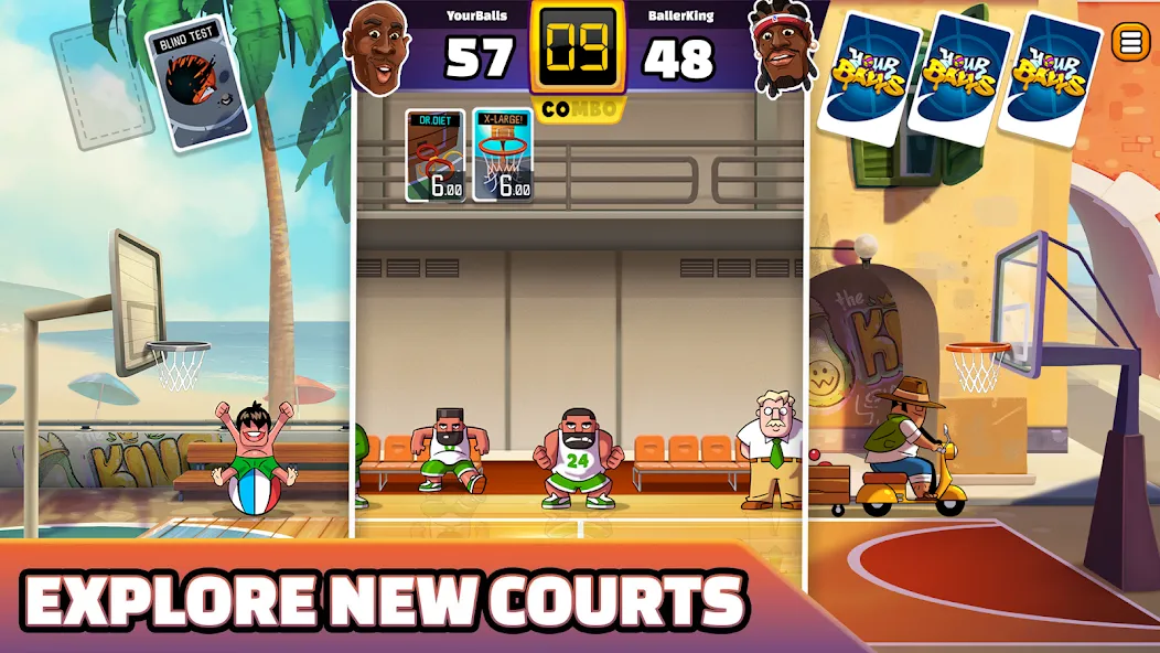 Your Balls: Basketball Game (Йоур Баллс)  [МОД Бесконечные монеты] Screenshot 5