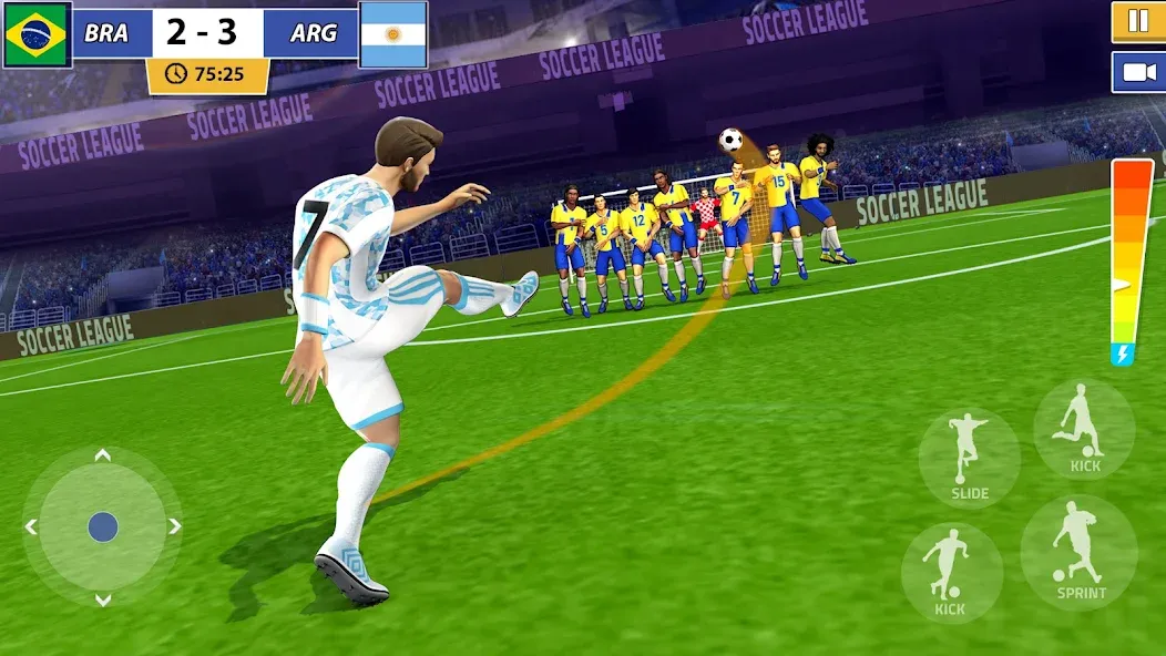 Soccer Star: Soccer Kicks Game (окер Стар)  [МОД Unlocked] Screenshot 3