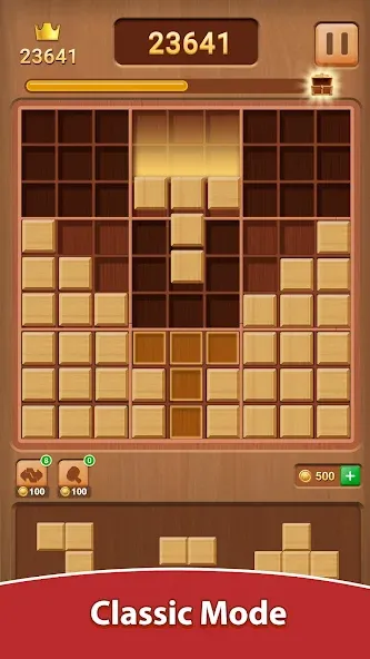 Wood Block Puzzle (Вуд Блок Пазл)  [МОД Все открыто] Screenshot 1