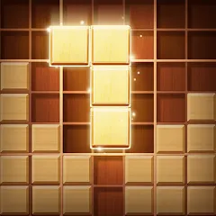 Взломанная Wood Block Puzzle (Вуд Блок Пазл)  [МОД Все открыто] - последняя версия apk на Андроид