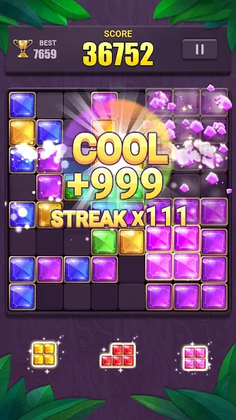 Block Puzzle: Jewel Blast Game  [МОД Unlimited Money] Screenshot 5