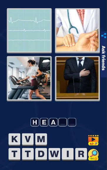 4 Pics 1 Word Quiz Game  [МОД Много монет] Screenshot 2