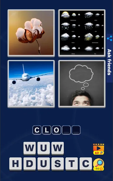 4 Pics 1 Word Quiz Game  [МОД Много монет] Screenshot 3