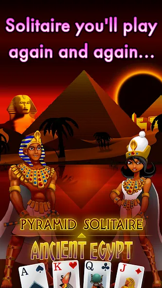 Pyramid Solitaire - Egypt (Пирамиды пасьянс)  [МОД Много монет] Screenshot 2