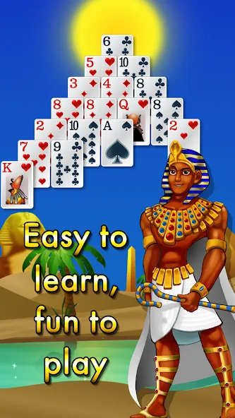 Pyramid Solitaire - Egypt (Пирамиды пасьянс)  [МОД Много монет] Screenshot 3