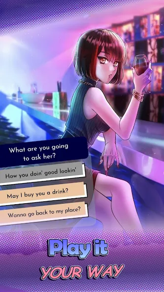 HaremKing - Waifu Dating Sim (ХаремКинг)  [МОД Все открыто] Screenshot 1