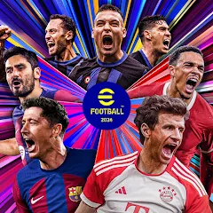 Взлом eFootball™ 2024 (ИФутбол 2023)  [МОД Много монет] - стабильная версия apk на Андроид