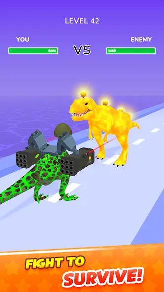 Dino Evolution Run 3D (Дино Эволюция Ран 3Д)  [МОД Все открыто] Screenshot 3