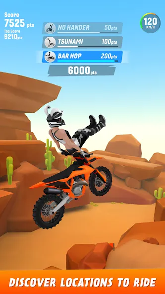 Max Air Motocross (Макс Эйр Мотокросс)  [МОД Бесконечные деньги] Screenshot 2