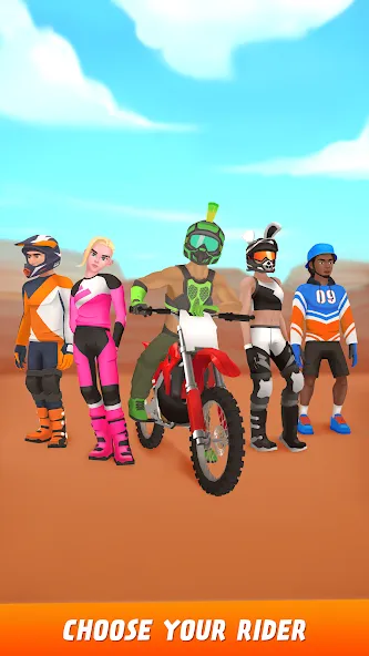 Max Air Motocross (Макс Эйр Мотокросс)  [МОД Бесконечные деньги] Screenshot 5