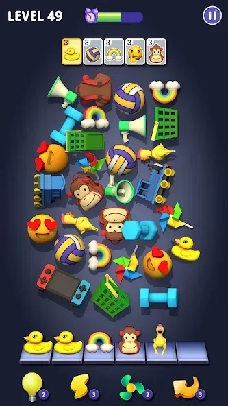 Matching Fun: Match Triple 3D (Матчинг Фан)  [МОД Бесконечные монеты] Screenshot 2