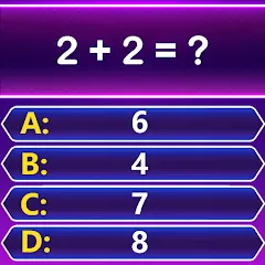 Взломанная Math Trivia - Quiz Puzzle Game (Математические загадки)  [МОД Все открыто] - полная версия apk на Андроид