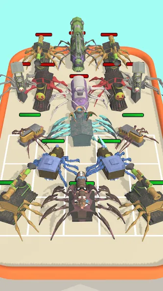 Merge Spider Train  [МОД Menu] Screenshot 3