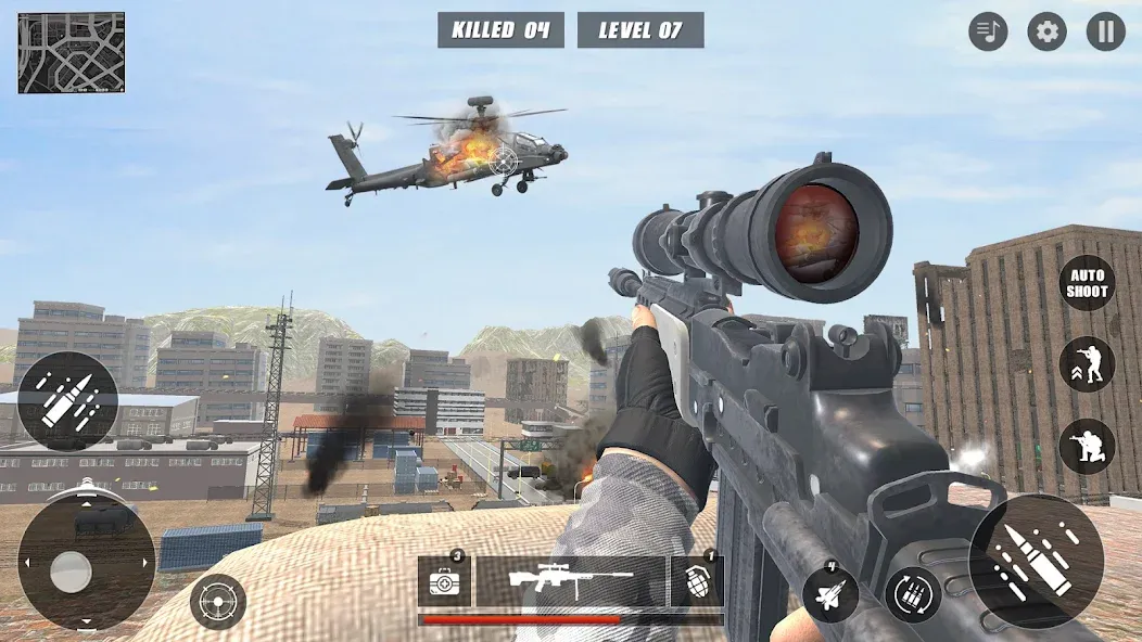 Code of Sniper 3D Gun Shooting  [МОД Много денег] Screenshot 3