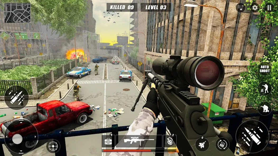 Code of Sniper 3D Gun Shooting  [МОД Много денег] Screenshot 4