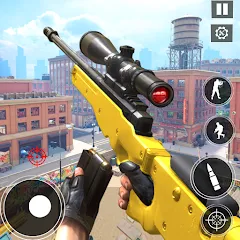 Взломанная Code of Sniper 3D Gun Shooting  [МОД Много денег] - последняя версия apk на Андроид