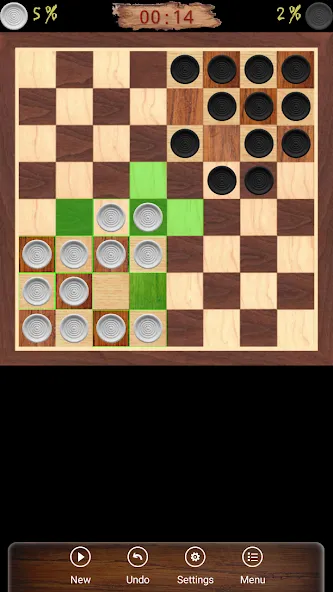 Ugolki - Checkers - Dama  [МОД Много денег] Screenshot 1