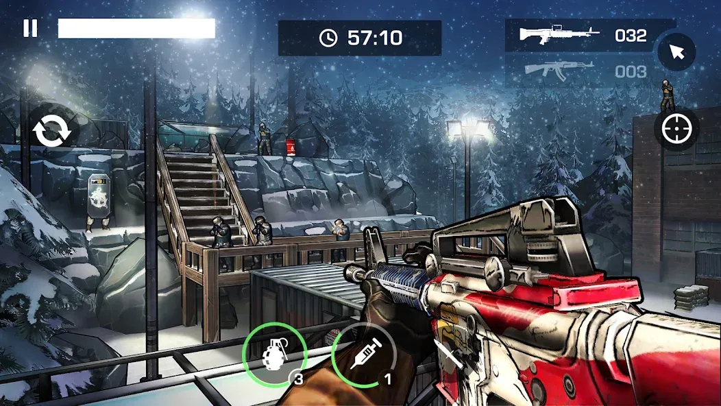 Gun Shooting Games Offline FPS (Ган 2)  [МОД Бесконечные деньги] Screenshot 1