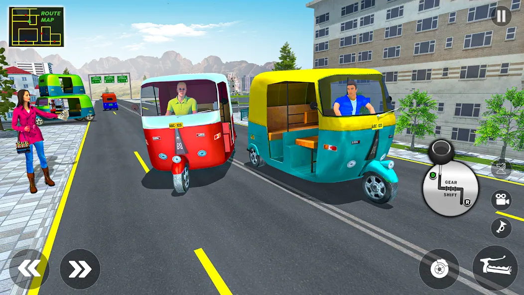 Tuk Tuk Auto Rickshaw Game 3d  [МОД Много монет] Screenshot 1