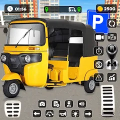 Взломанная Tuk Tuk Auto Rickshaw Game 3d  [МОД Много монет] - полная версия apk на Андроид