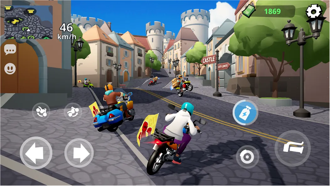 Moto City: Mad Bike Delivery (Мото Сити)  [МОД Menu] Screenshot 1