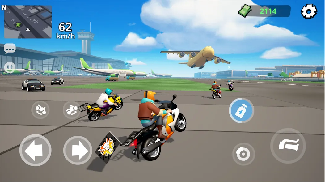 Moto City: Mad Bike Delivery (Мото Сити)  [МОД Menu] Screenshot 4