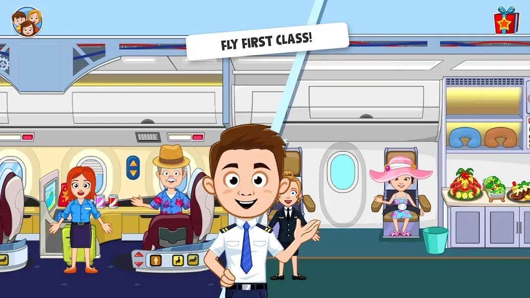 My Town Airport games for kids (Май Таун)  [МОД Unlimited Money] Screenshot 2