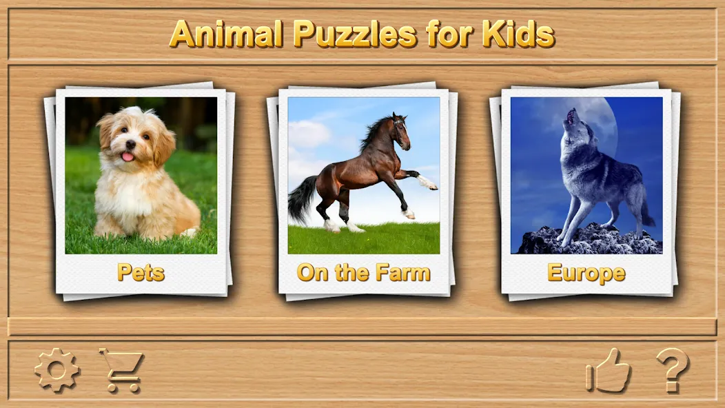 Animal Puzzles for Kids  [МОД Menu] Screenshot 1