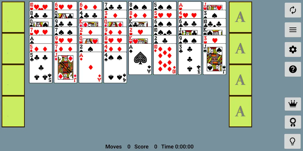 FreeCell with Leaderboards (Фрикел с таблицей лидеров)  [МОД Все открыто] Screenshot 1