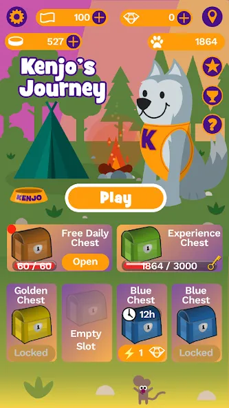 Kenjo's Journey Coin Pusher  [МОД Бесконечные монеты] Screenshot 2