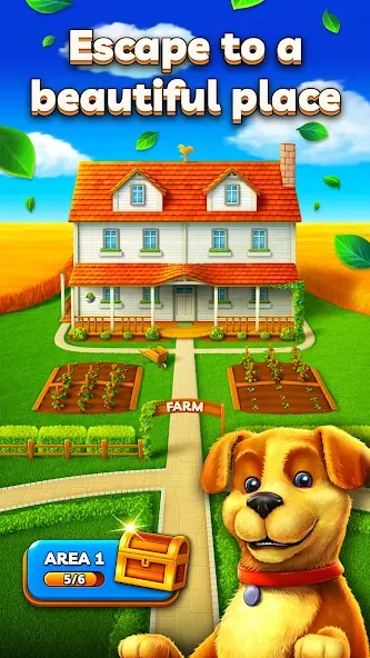 Joey's Farm - Tile Match  [МОД Mega Pack] Screenshot 3