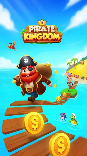 Coin Rush - Pirate GO! (Коин Раш)  [МОД Бесконечные монеты] Screenshot 1